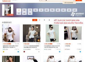 Tìm kiếm bằng hình ảnh trên Taobao